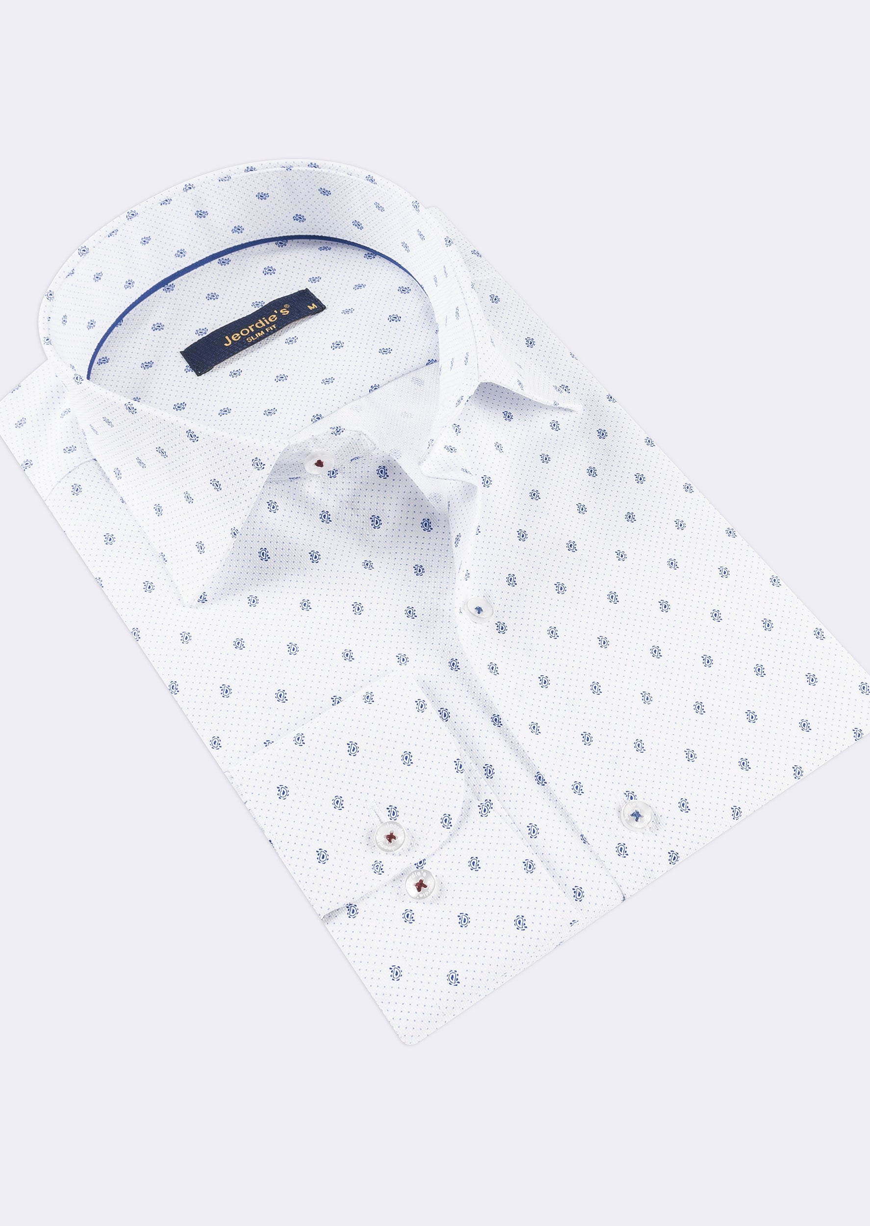 White - Blue Long Sleeve Shirt