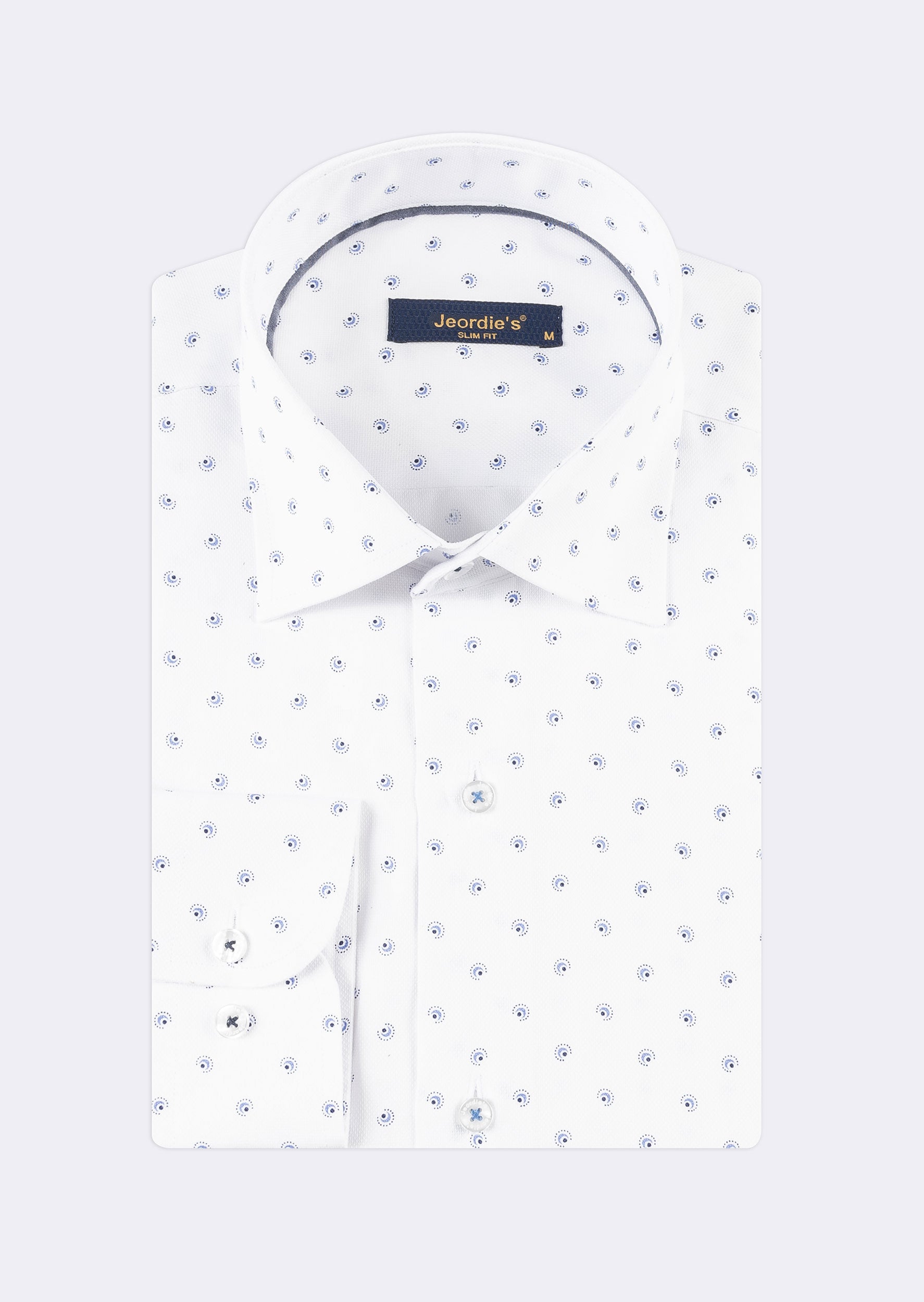 White - Blue Long Sleeve Shirt