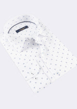 White - Blue Long Sleeve Shirt