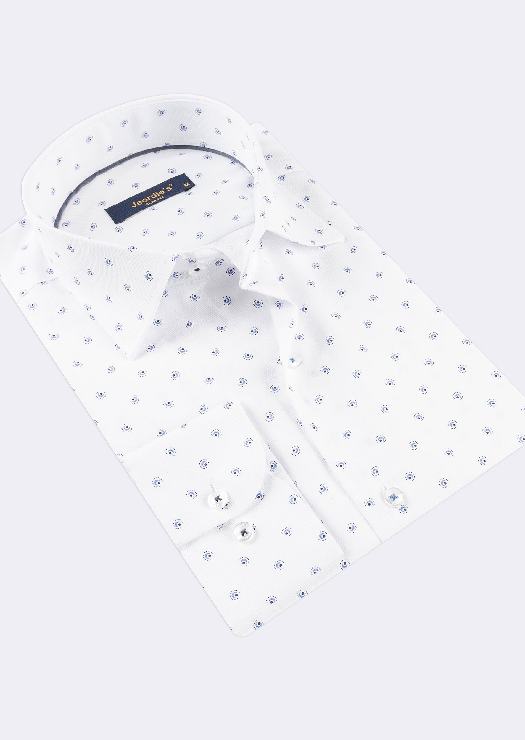 White - Blue Long Sleeve Shirt