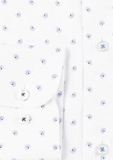White - Blue Long Sleeve Shirt