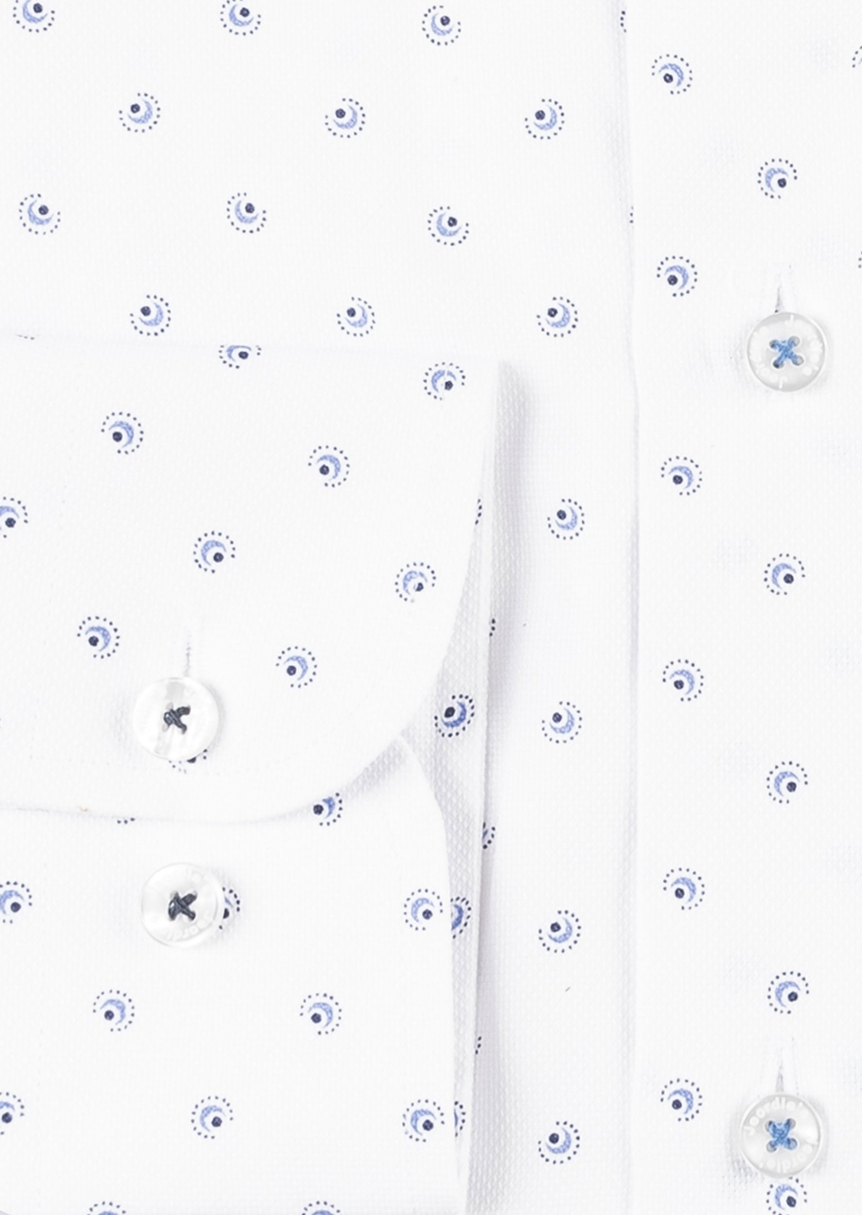 White - Blue Long Sleeve Shirt