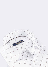 White - Brown Long Sleeve Shirt
