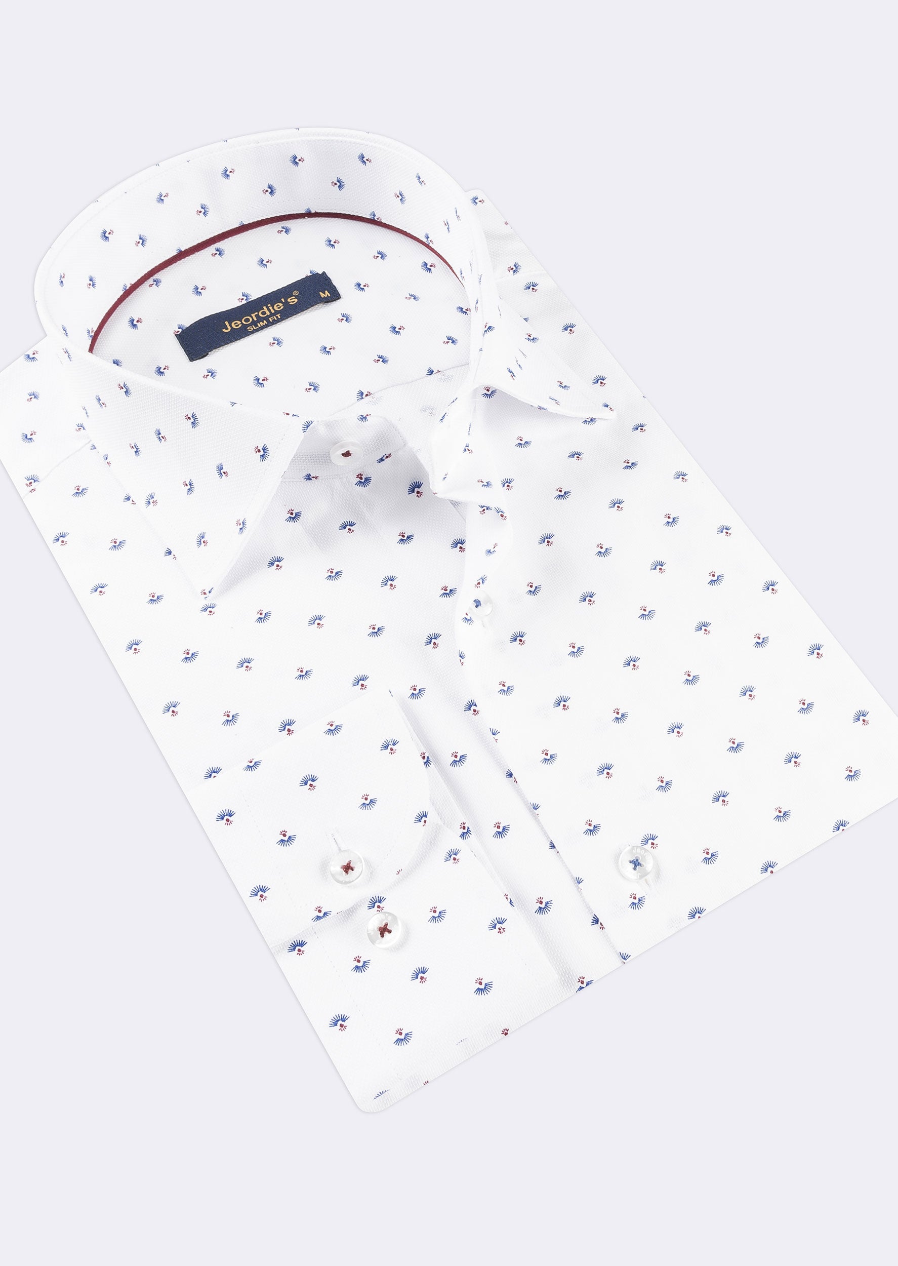 White - Navy Long Sleeve Shirt