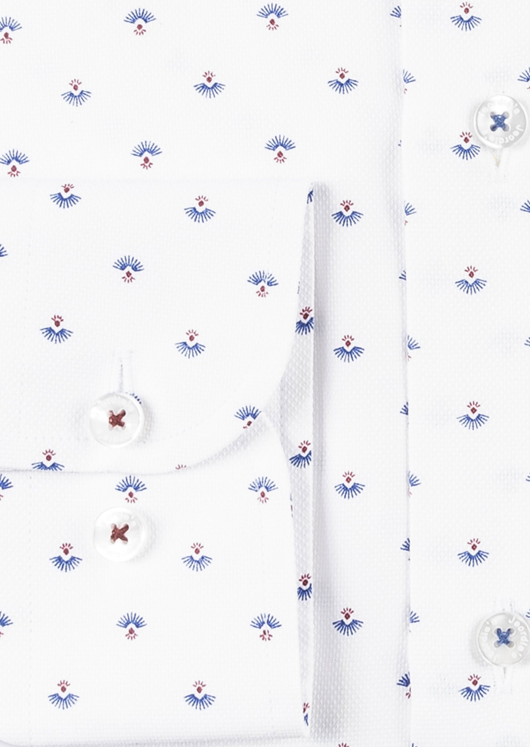 White - Navy Long Sleeve Shirt