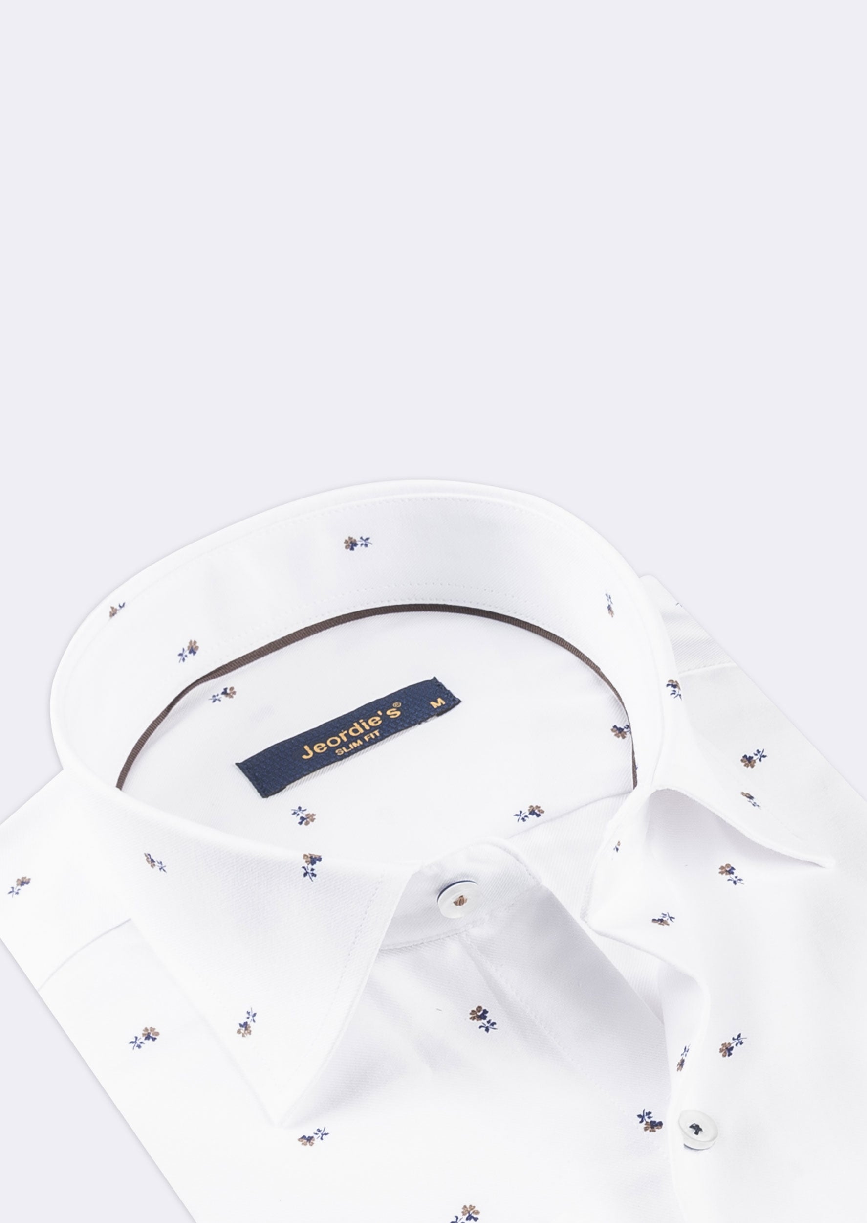 White - Brown Long Sleeve Shirt