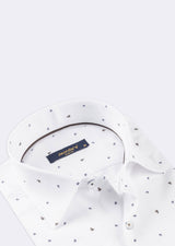 White - Brown Long Sleeve Shirt