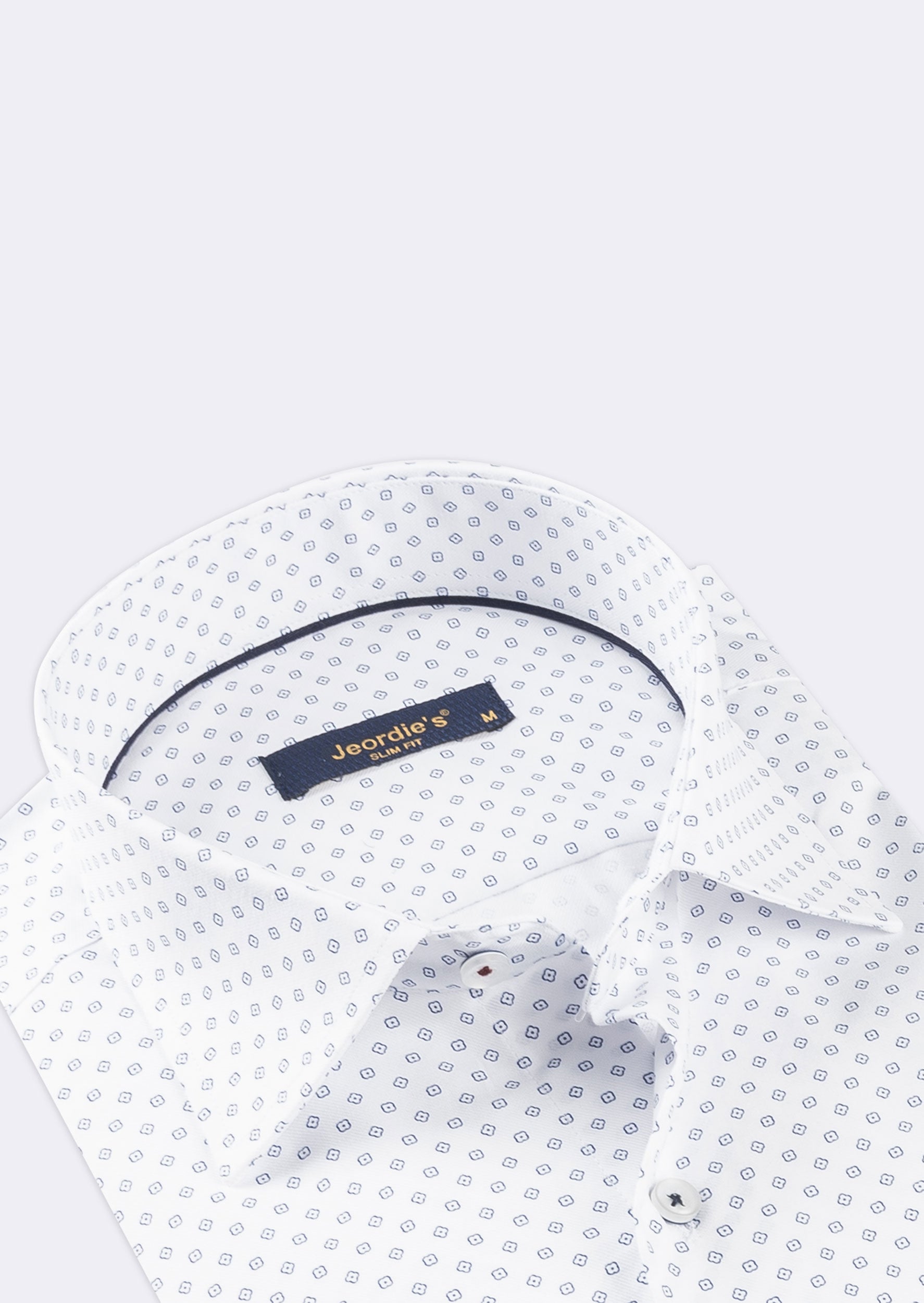 White - Navy Long Sleeve Shirt