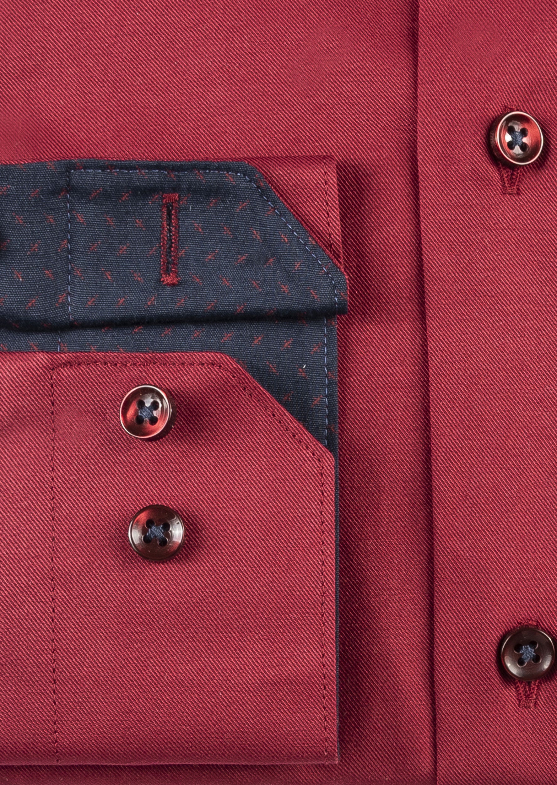 Burgundy Long Sleeve Shirt