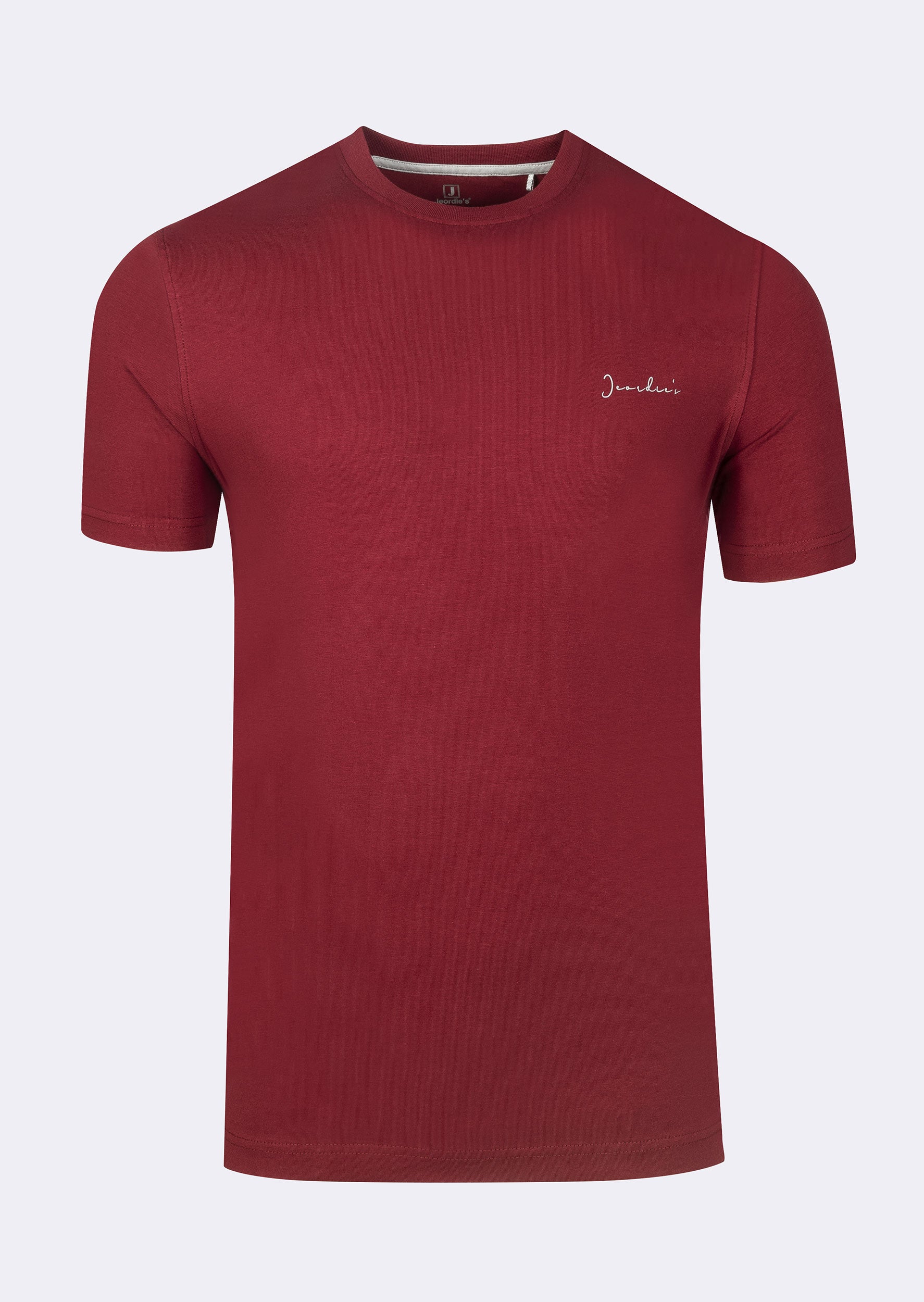 Burgundy Crew Neck T-shirt