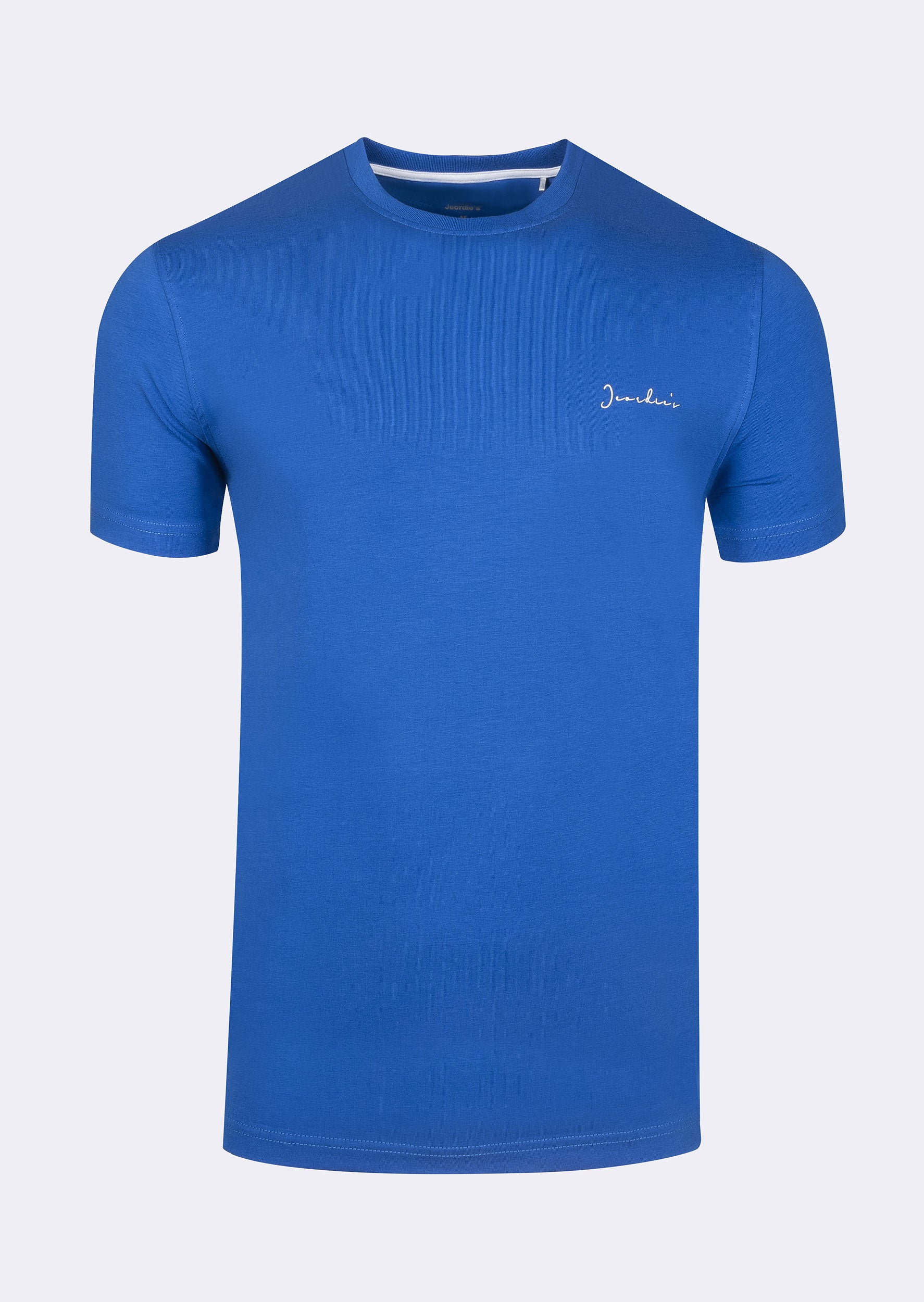 Sax Blue Crew Neck T-shirt