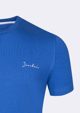 Sax Blue Crew Neck T-shirt