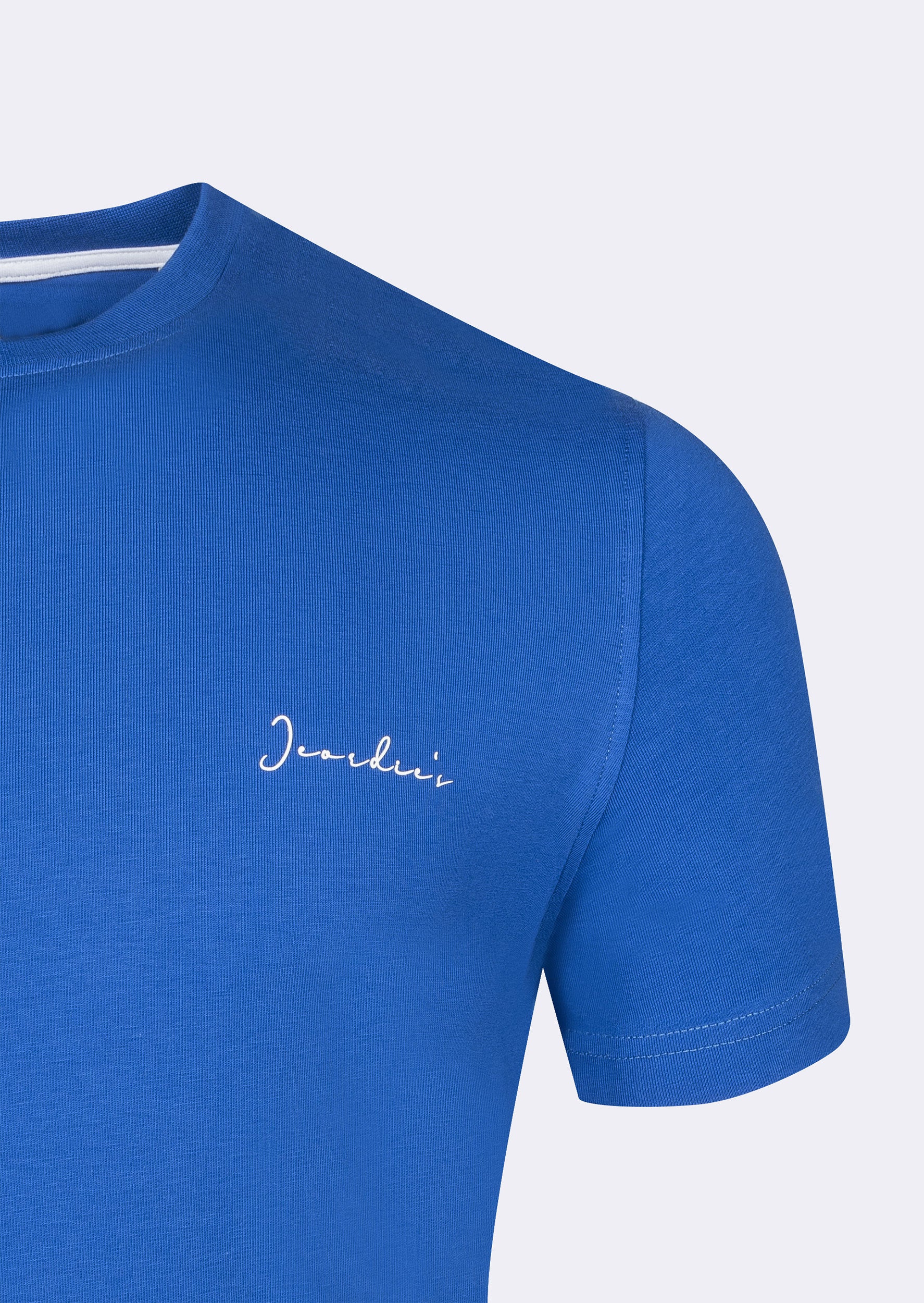 Sax Blue Crew Neck T-shirt