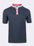 Marine Grandad Collar T-shirt