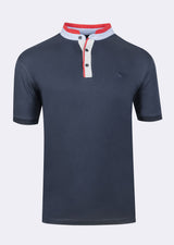Marine Grandad Collar T-shirt