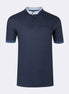 Marine Grandad Collar T-shirt