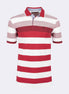 Red - White Polo T-Shirt