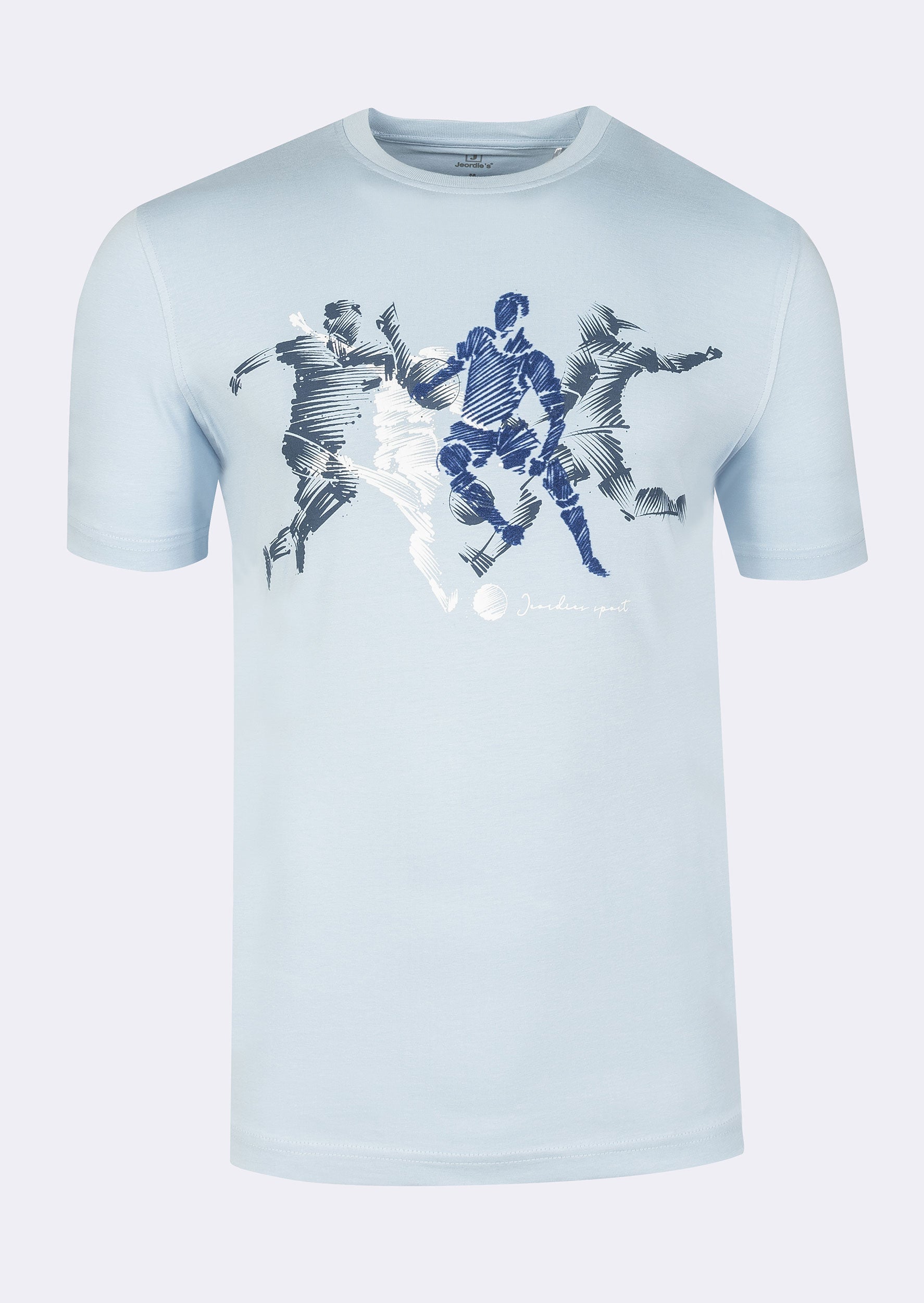 Light Blue Crew Neck T-shirt