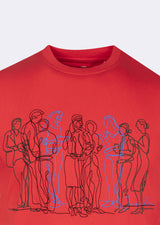 Red Crew Neck T-shirt