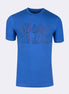 Sax Blue Crew Neck T-shirt
