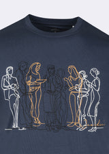 Marine Crew Neck T-shirt