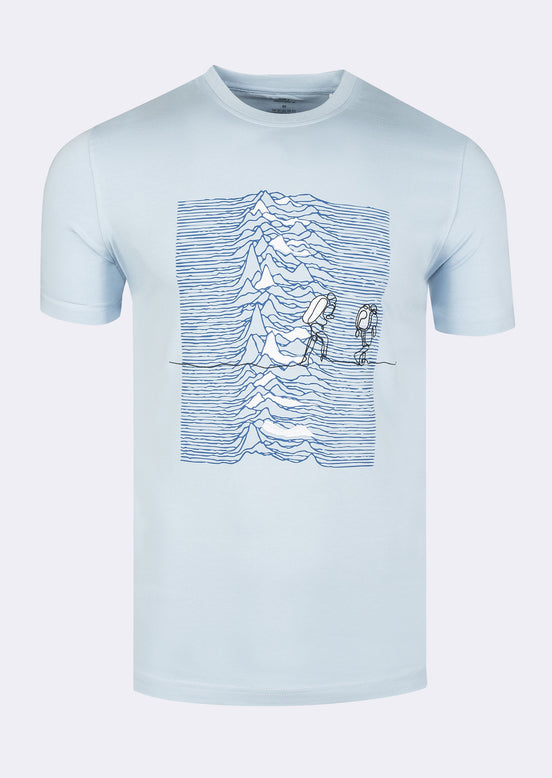 Light Blue Crew Neck T-shirt