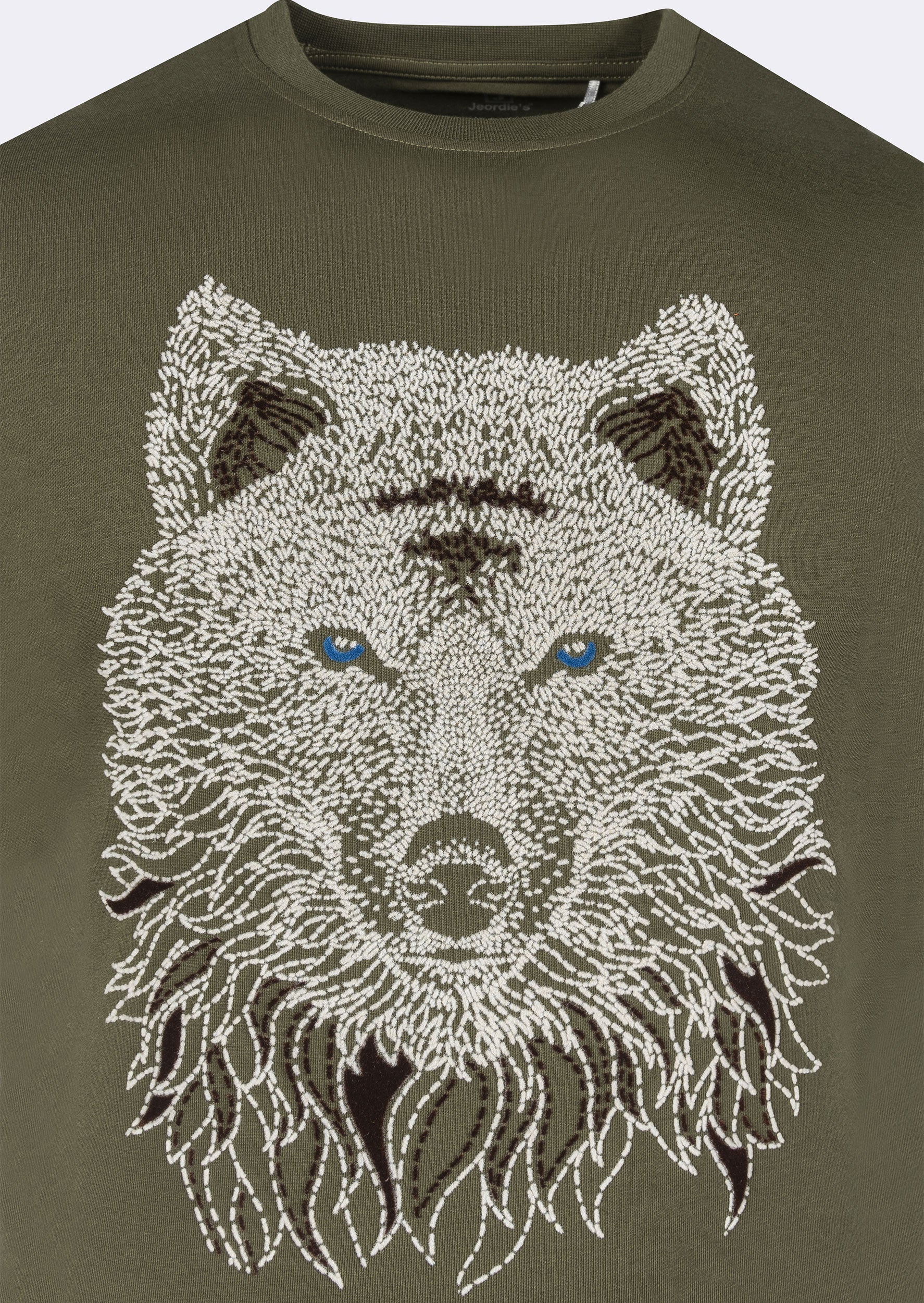 Khaki Crew Neck T-shirt