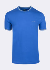 Sax Blue Crew Neck T-shirt