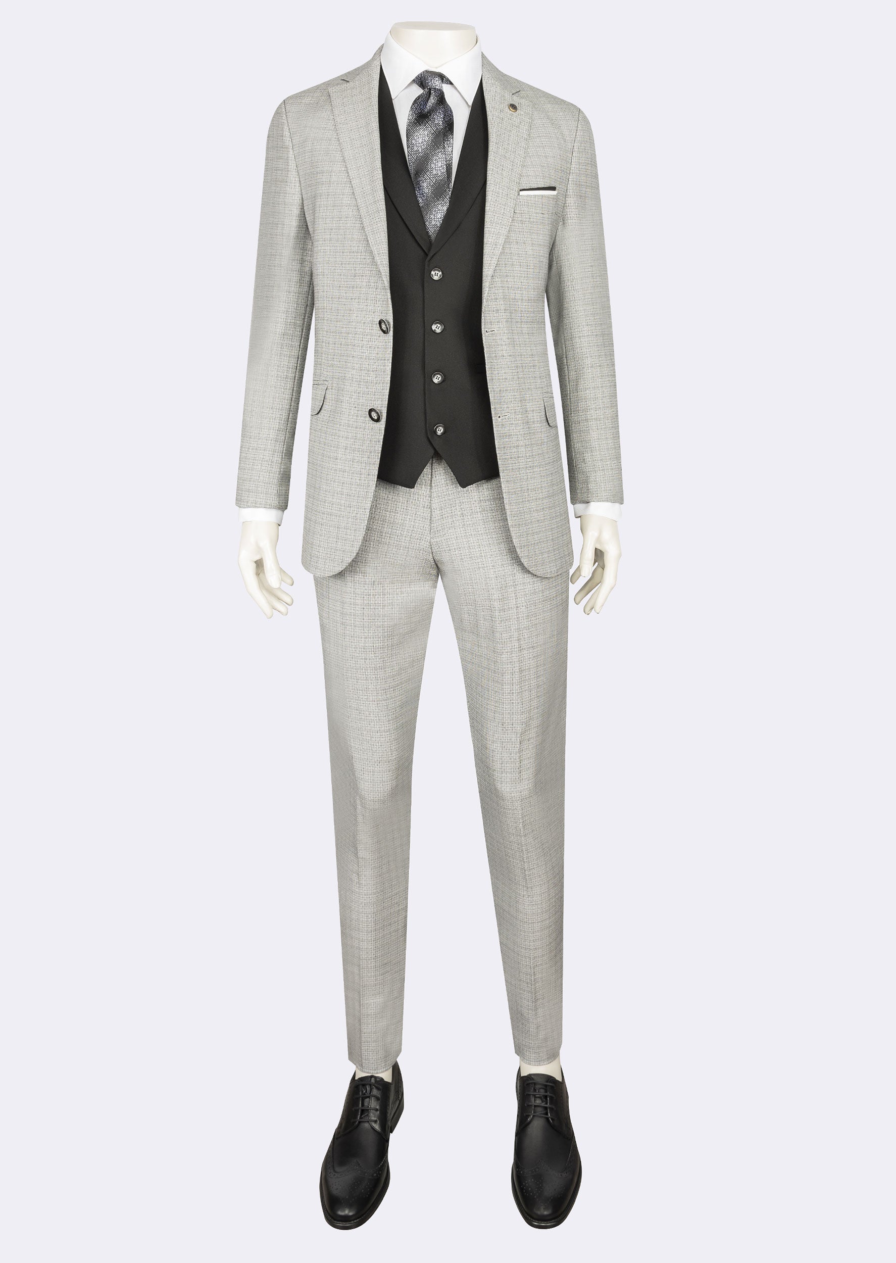 Grey Three-Piece Suit