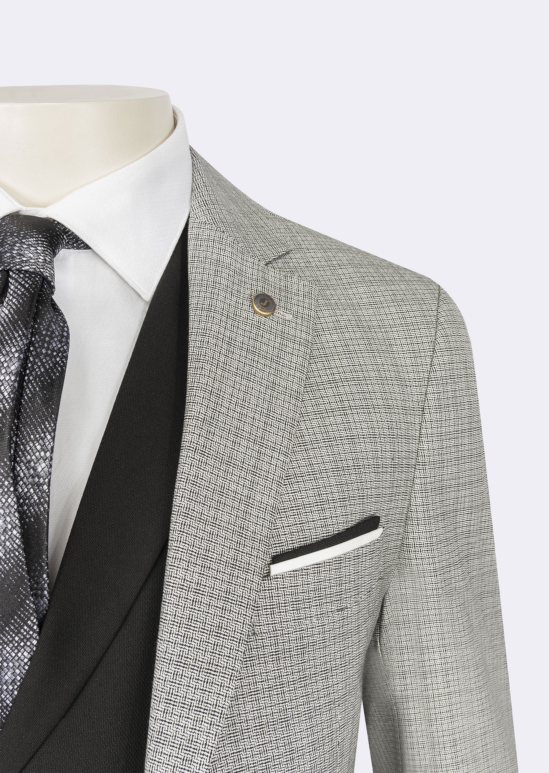 Grey Three-Piece Suit