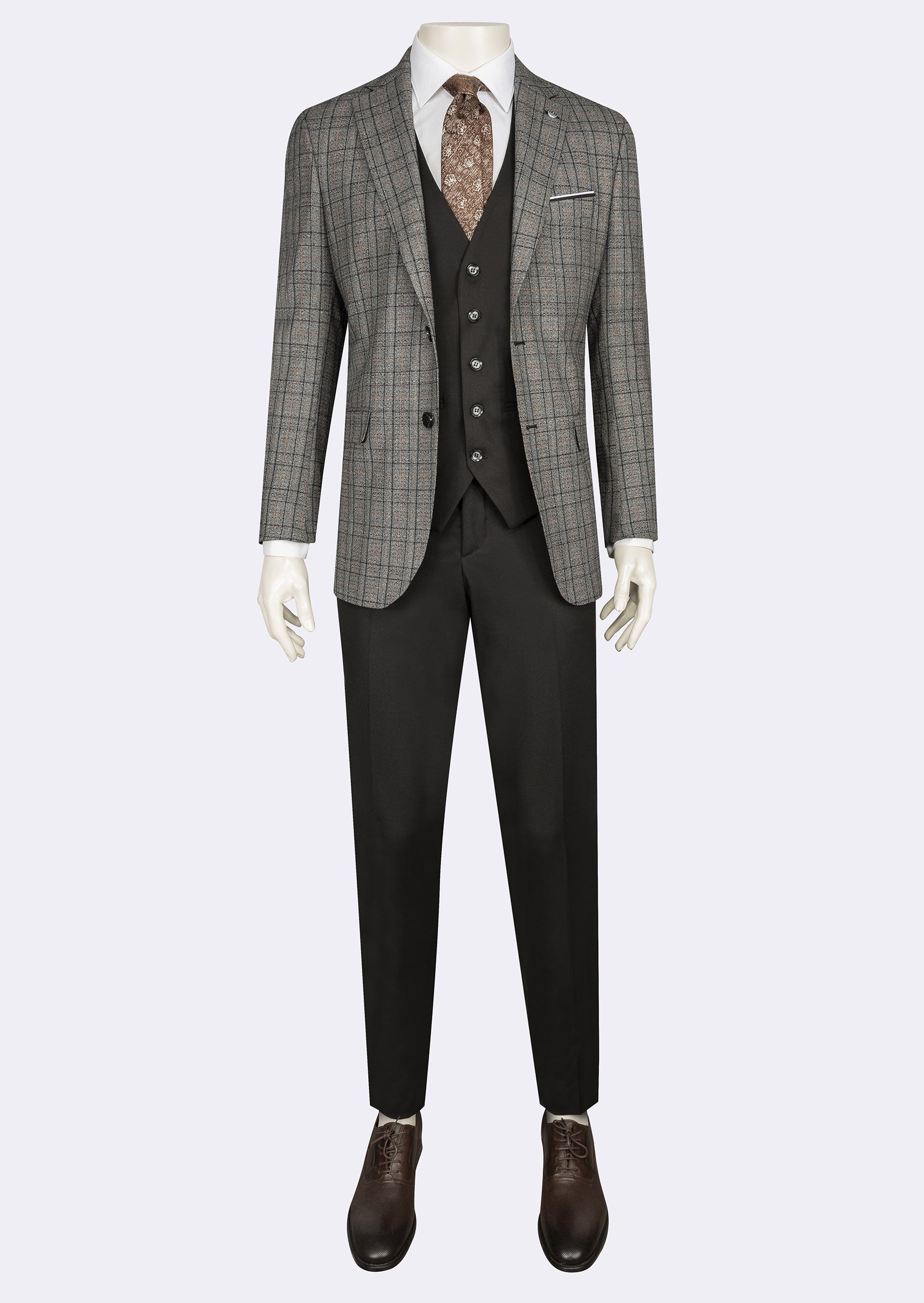Black Three-Piece Suit
