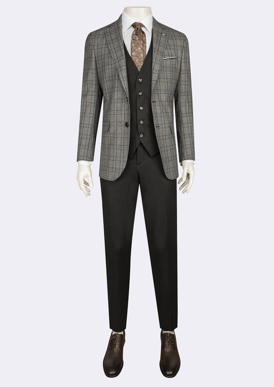 Black Three-Piece Suit