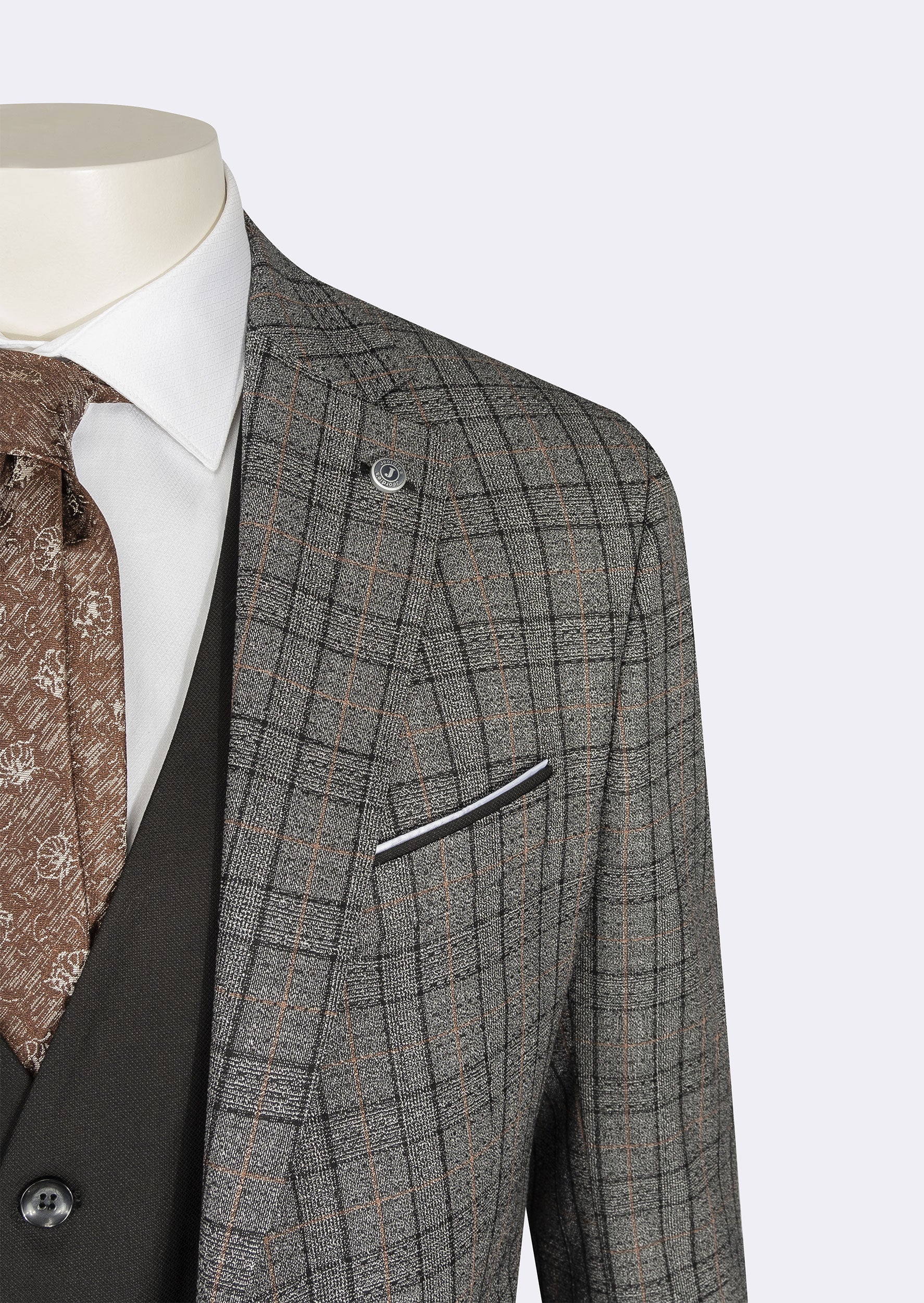 Black Three-Piece Suit