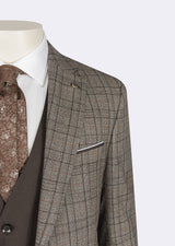 Brown Three-Piece Suit