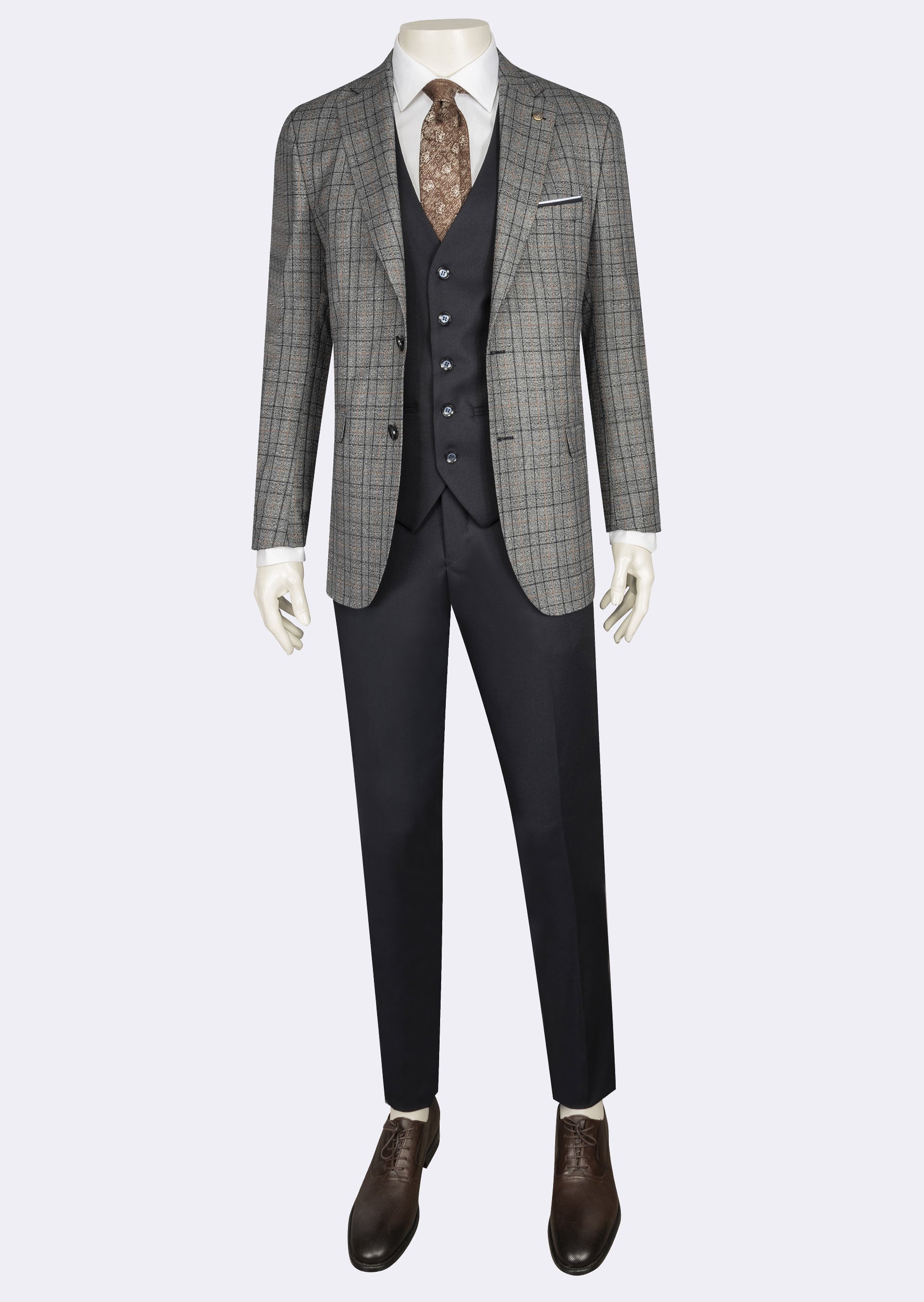 Navy Three-Piece Suit