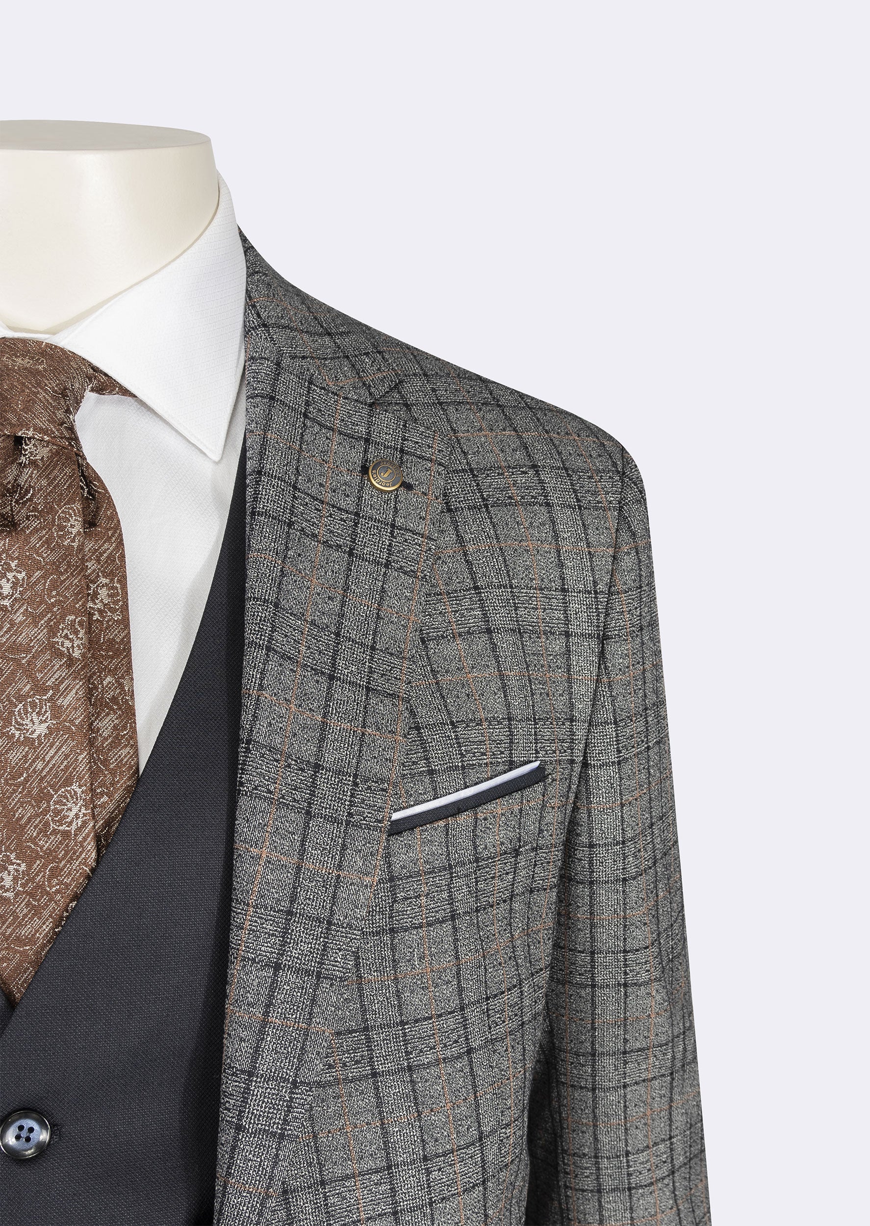 Navy Three-Piece Suit
