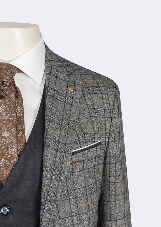 Navy Three-Piece Suit