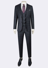 Light Navy Three-Piece Suit