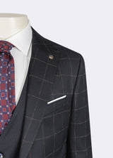 Dark Navy Three-Piece Suit