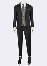 Black Three-Piece Suit