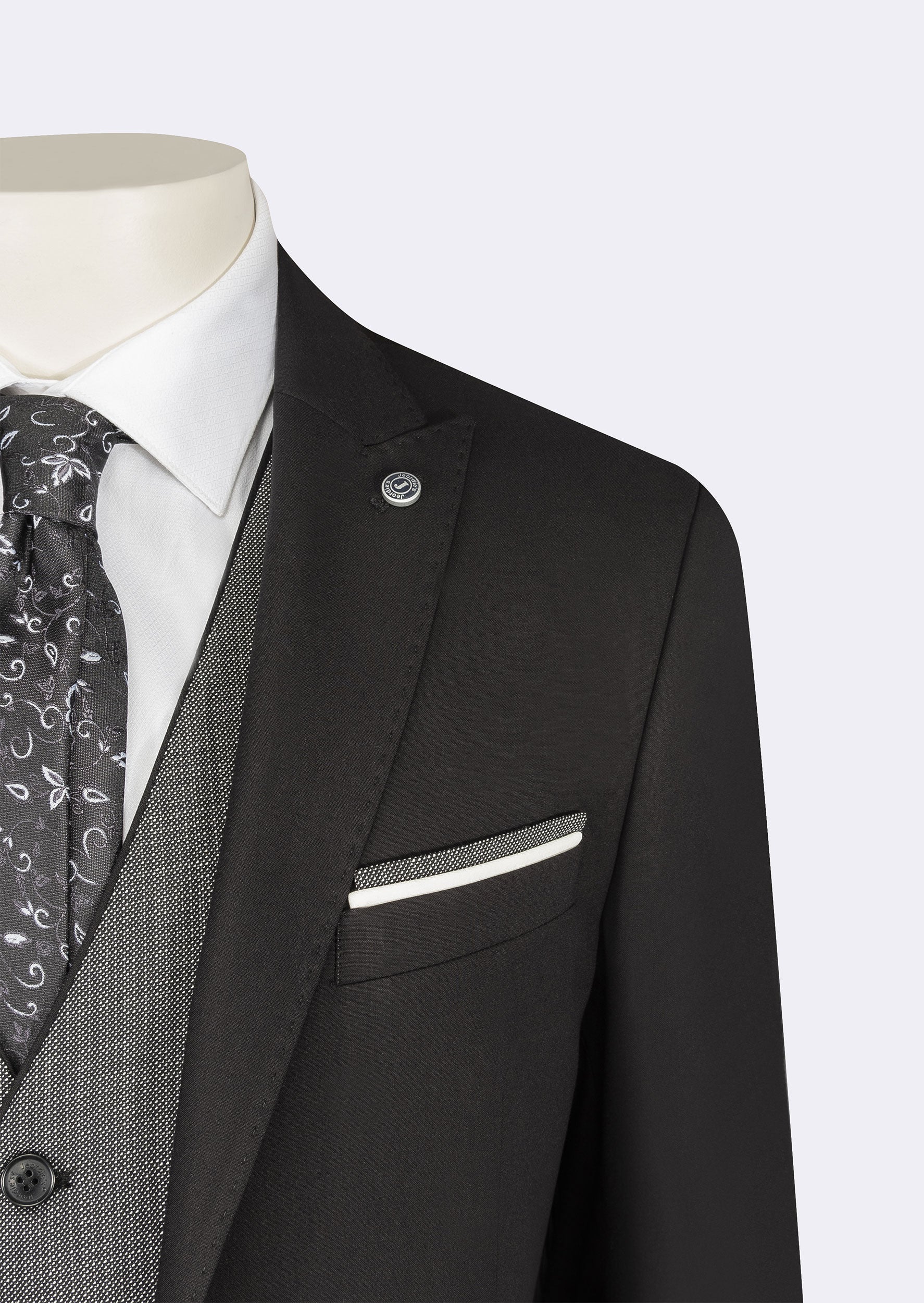 Black Three-Piece Suit