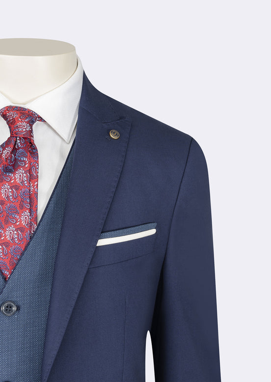 Royal Blue Three-Piece Suit