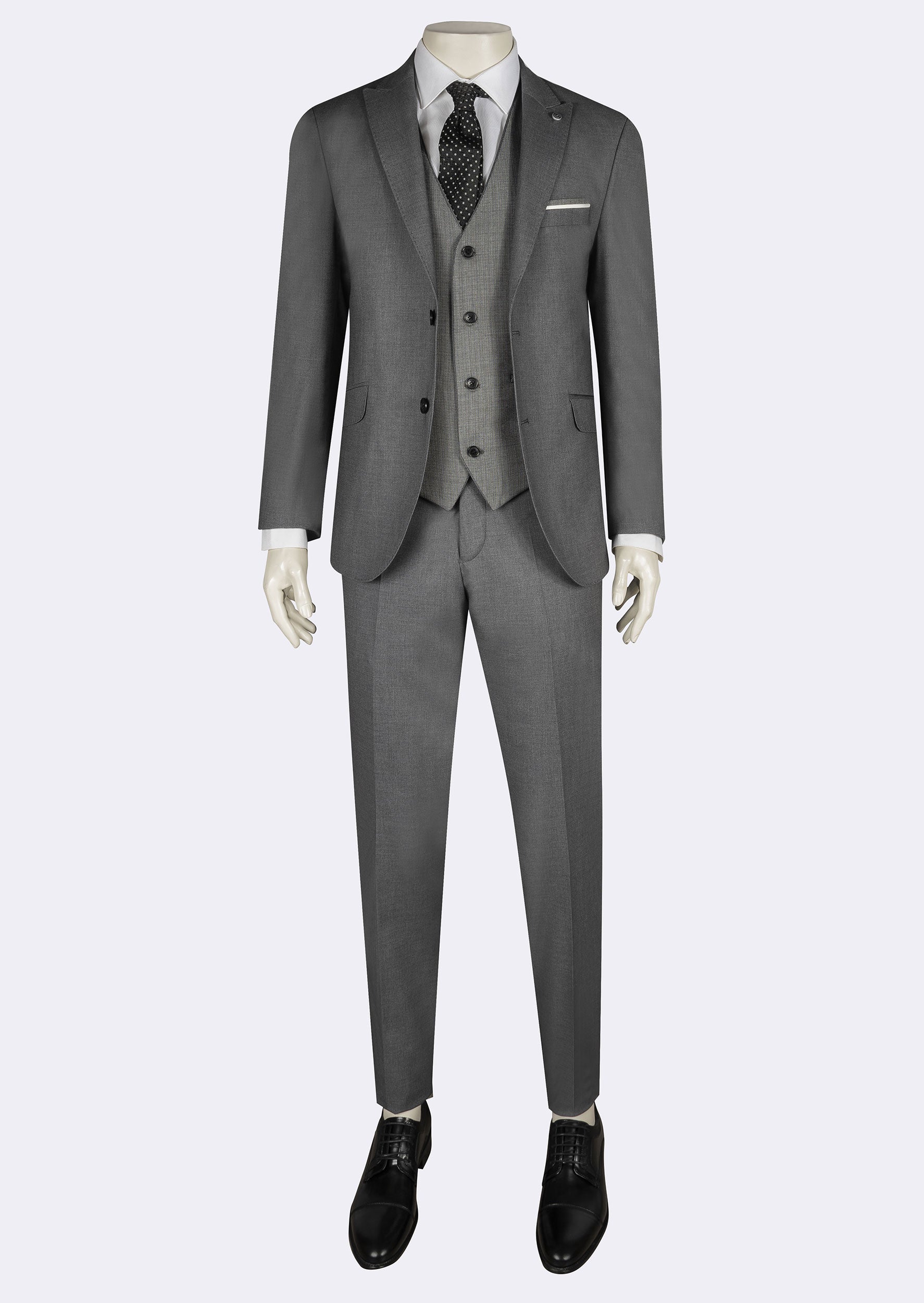 Grey Three-Piece Suit