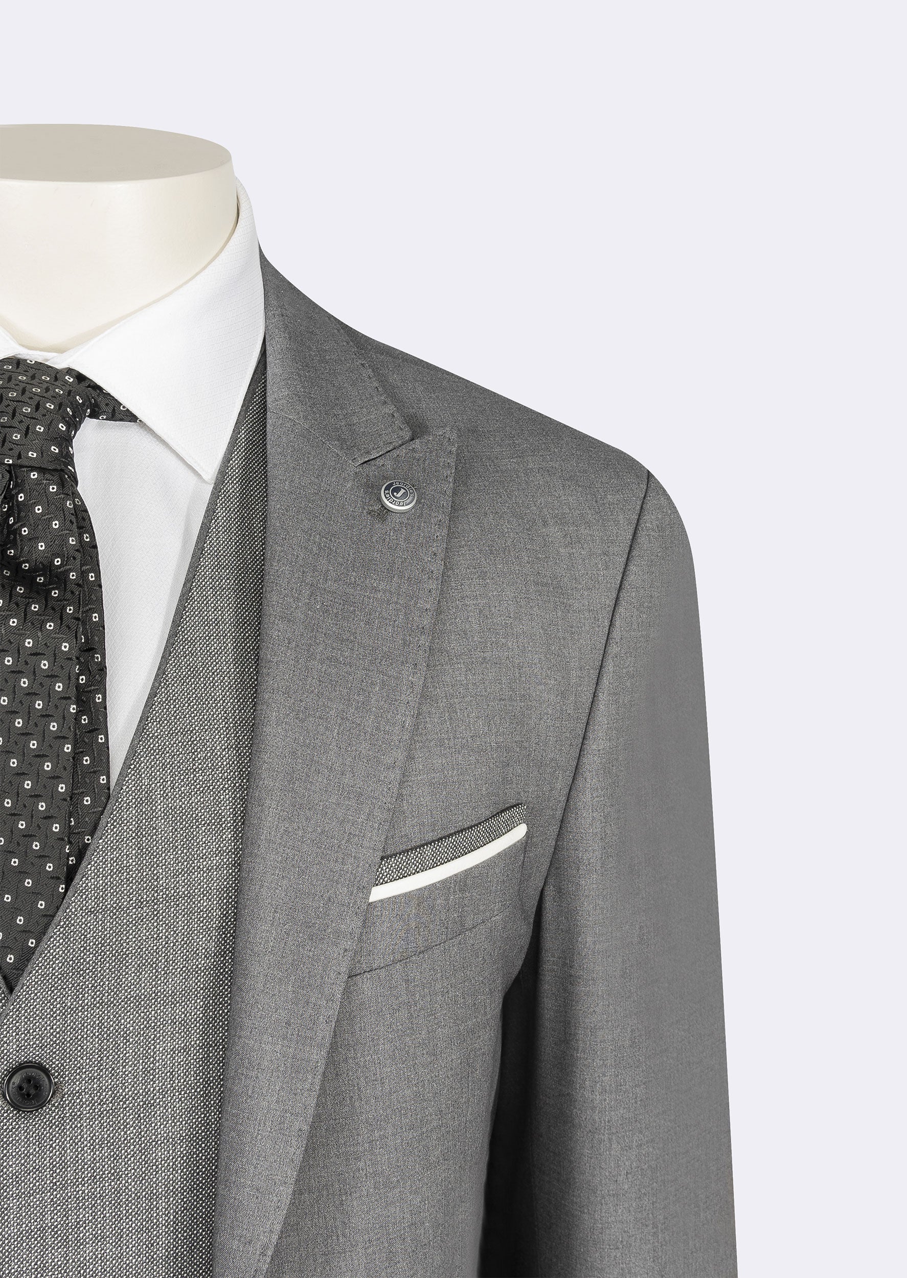 Grey Three-Piece Suit