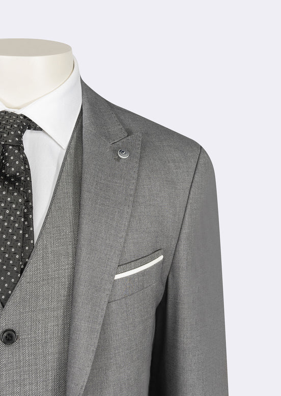 Grey Three-Piece Suit