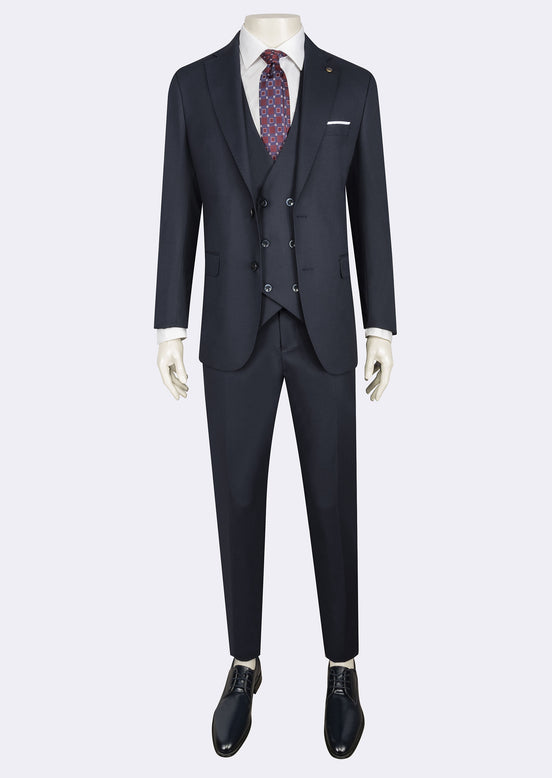 Light Navy Three-Piece Suit
