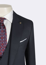 Dark Navy Three-Piece Suit