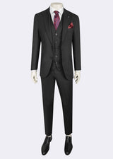 Black Three-Piece Suit