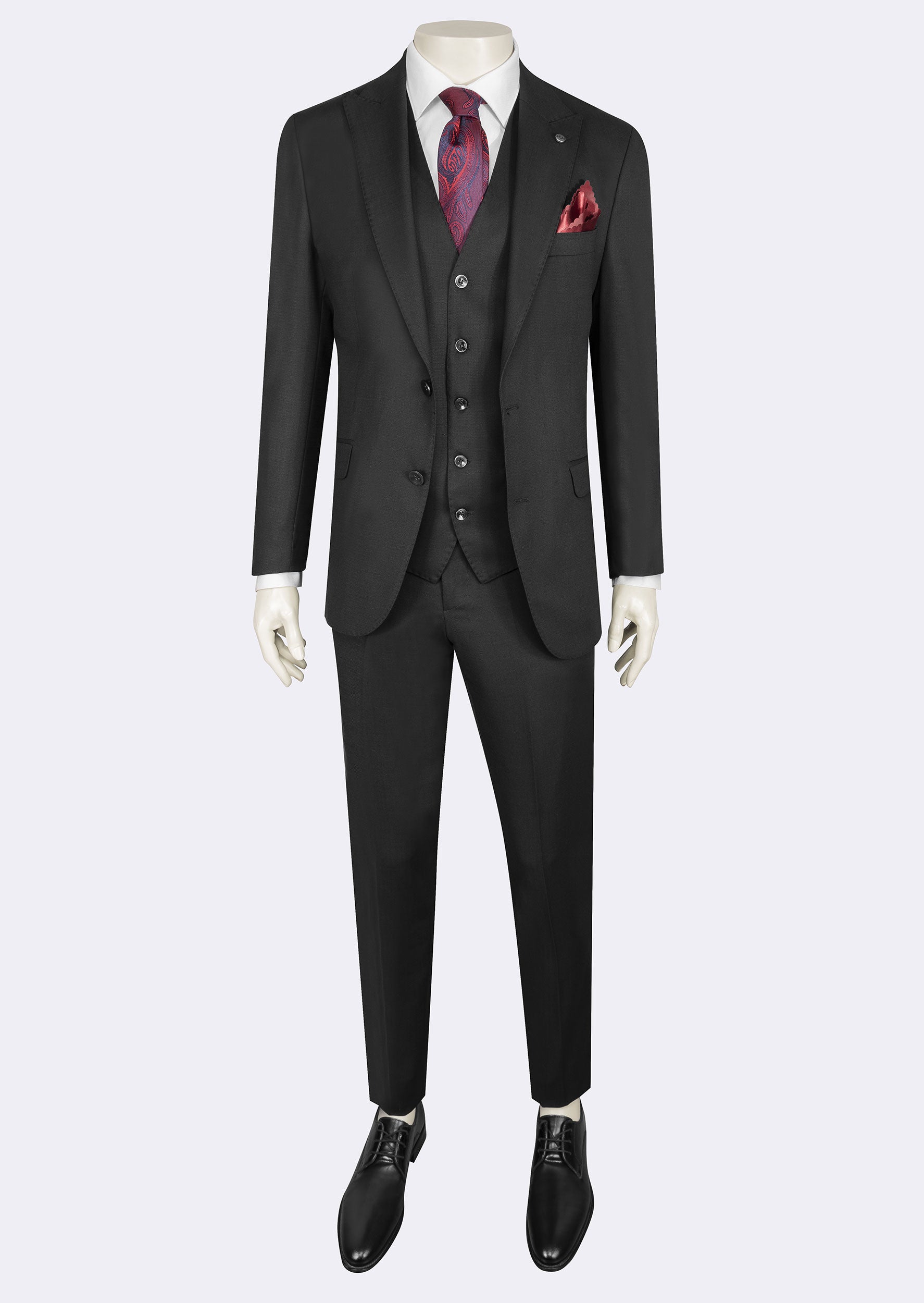 Black Three-Piece Suit