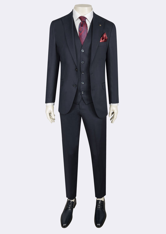 Navy Three-Piece Suit